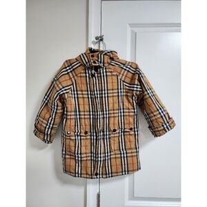 Burberry Puffer Kids Jacket Beige/Black